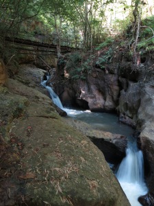 The lower part of Pembok waterfall, near Pai